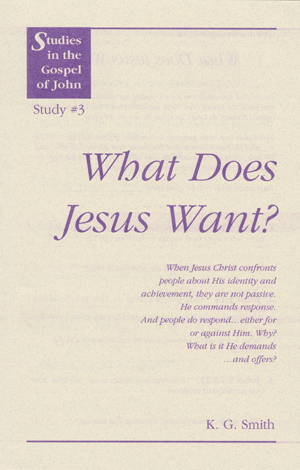 Studies in the Gospel of John #3: What Does Jesus Want?